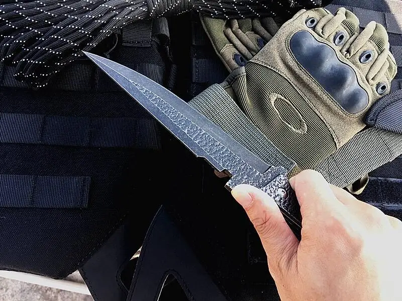 Тактическое снаряжение охотничье лезвие для выживания мачете Рэмбо Нож Меч открытый походные ножи боевые фиксированные лезвия Танто Кинжал нож S