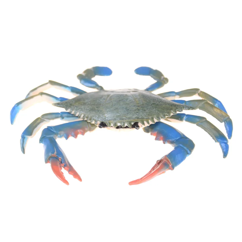 

2018 New Plastic Crab Simulation Animals Seafood Model Sea Life Action Figures Collection Boys Gift The Underwater World Toys