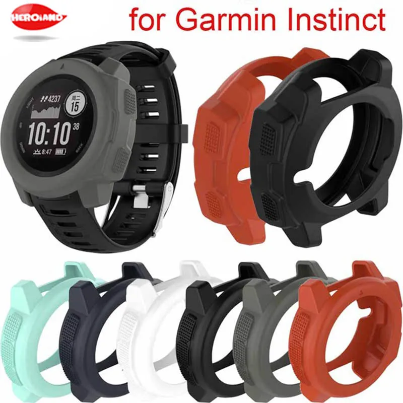 

Silicone Protector Case for Garmin instinct Sports Watch 360 Coverage Shell Protective for Garmin instinct watch Cases Shell