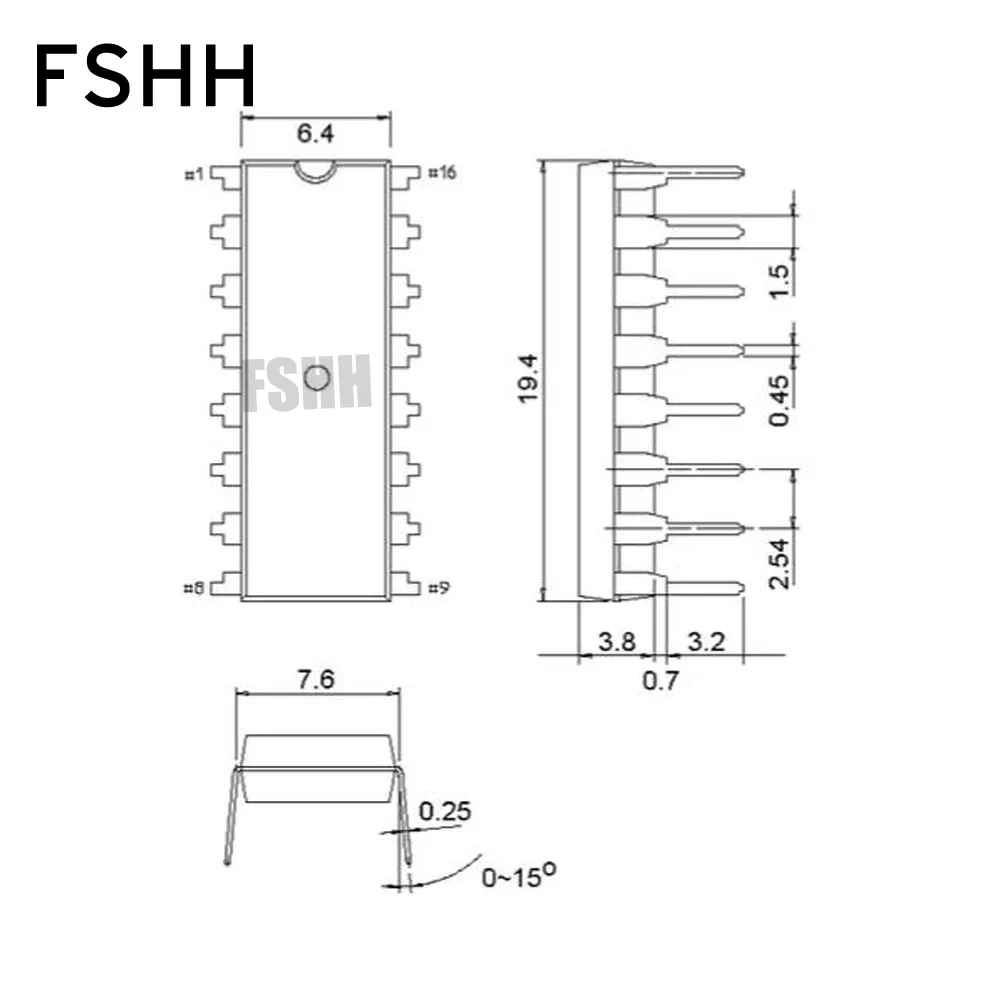 300-100-16 IC Socket/IC Тест гнездо DIP16 гнездо/DIP-16 выжигание дефектов контактный разъем шаг = 2.54 мм ширина = 7.62 мм/300mil