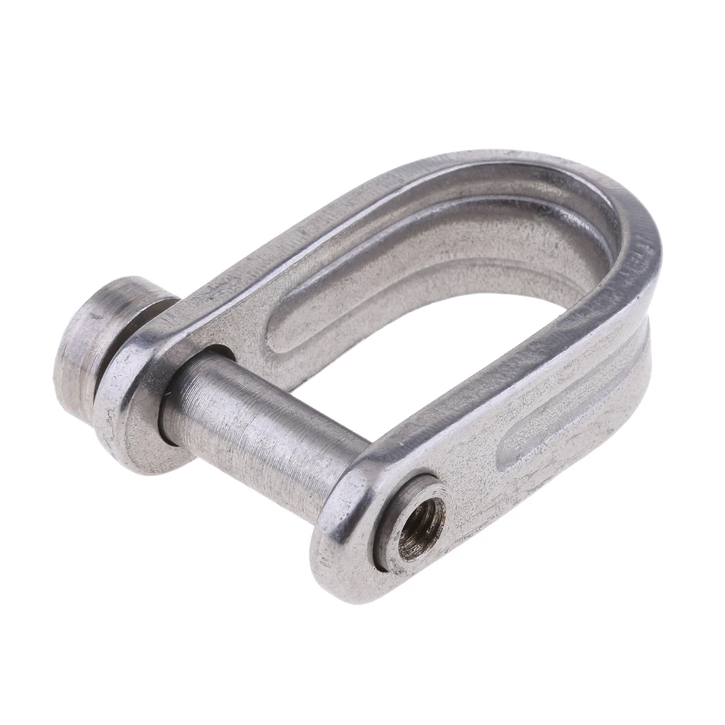 1 Pcs 316 Stainless Steel D Shape Shackle Screw Pin For Marine Shade Sail Boat Shade Sail Etc 7mm D Shackle