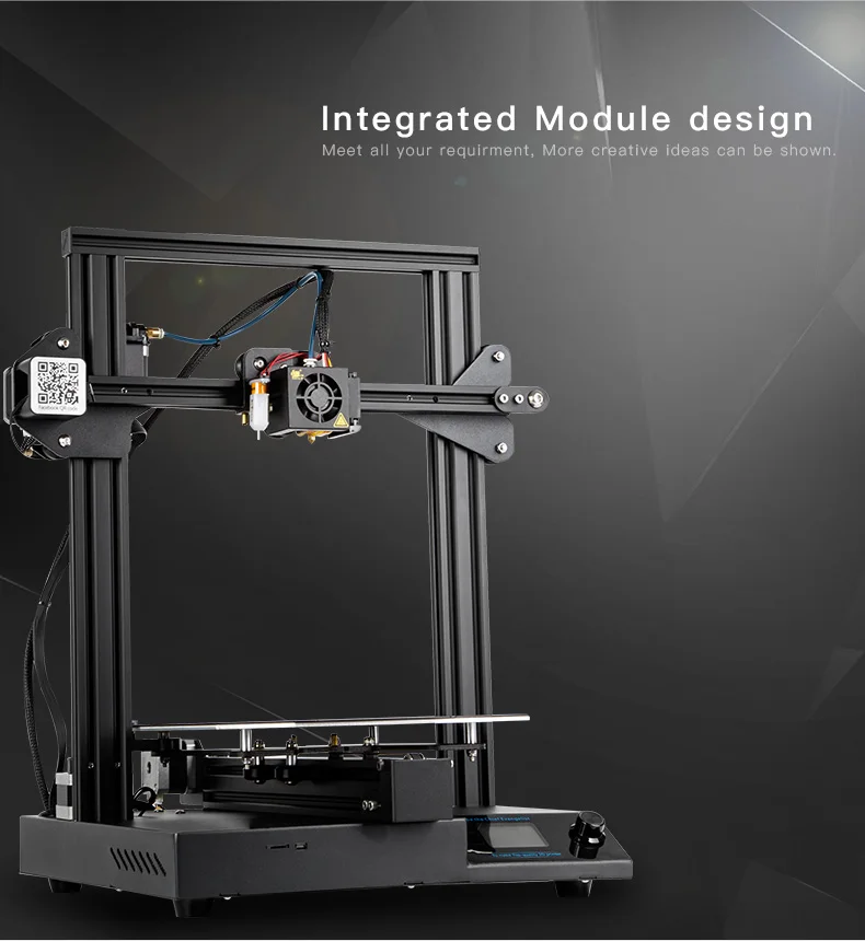 CREALITY 3D CR-20 PRO Upgrade Vision комплект принтеров 24 В Поддержка печать на зуб Сенсорное автоматическое выравнивание кровати быстрый нагрев