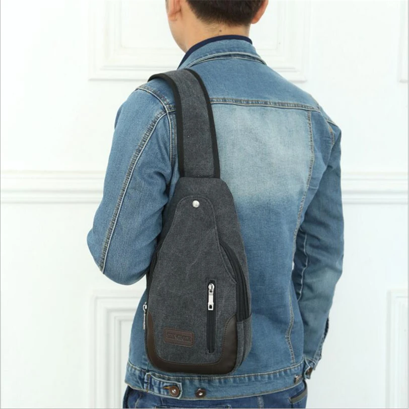 Bag Qualità Di Sacchetti tasca Bag Petto brown Bag Alta Il Per Viaggi A Tela Viaggio O Bag armygreen Pacco Pratica Tracolla Bag Multi khaki blue Borse Uomini All'aperto Capacità Campeggio Black CC05rxw