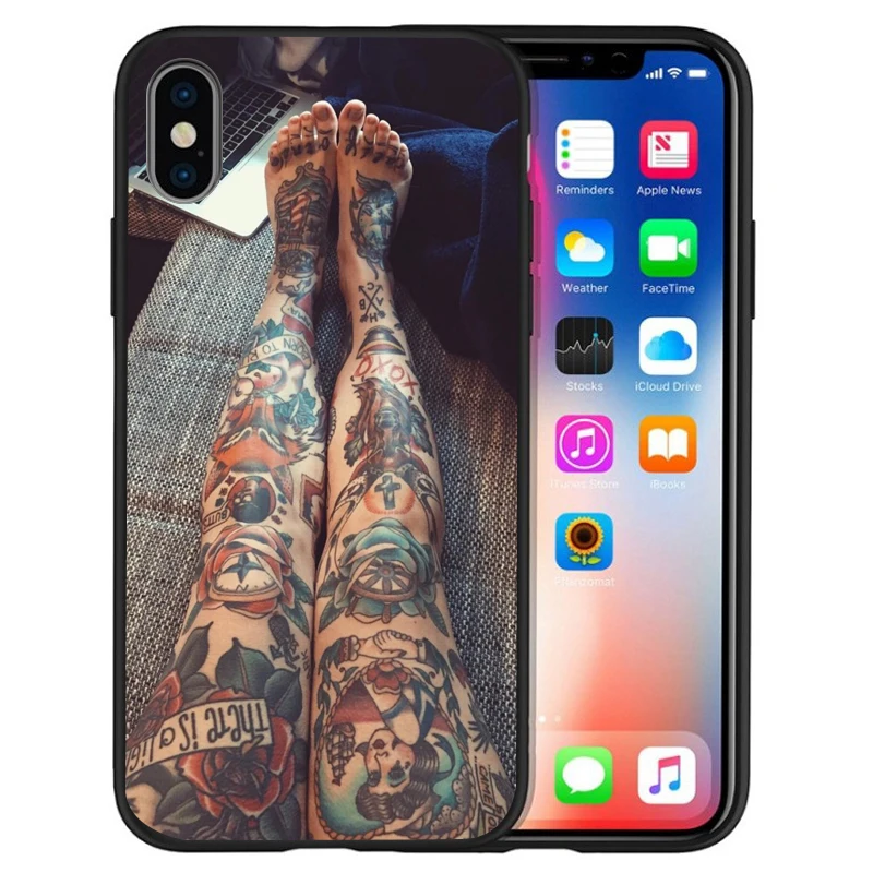 Мягкий чехол для iPhone XS Max XR 6S 5 5S 6 6S 7 8 Plus X сексуальная девушка Etui мягкая задняя крышка из ТПУ