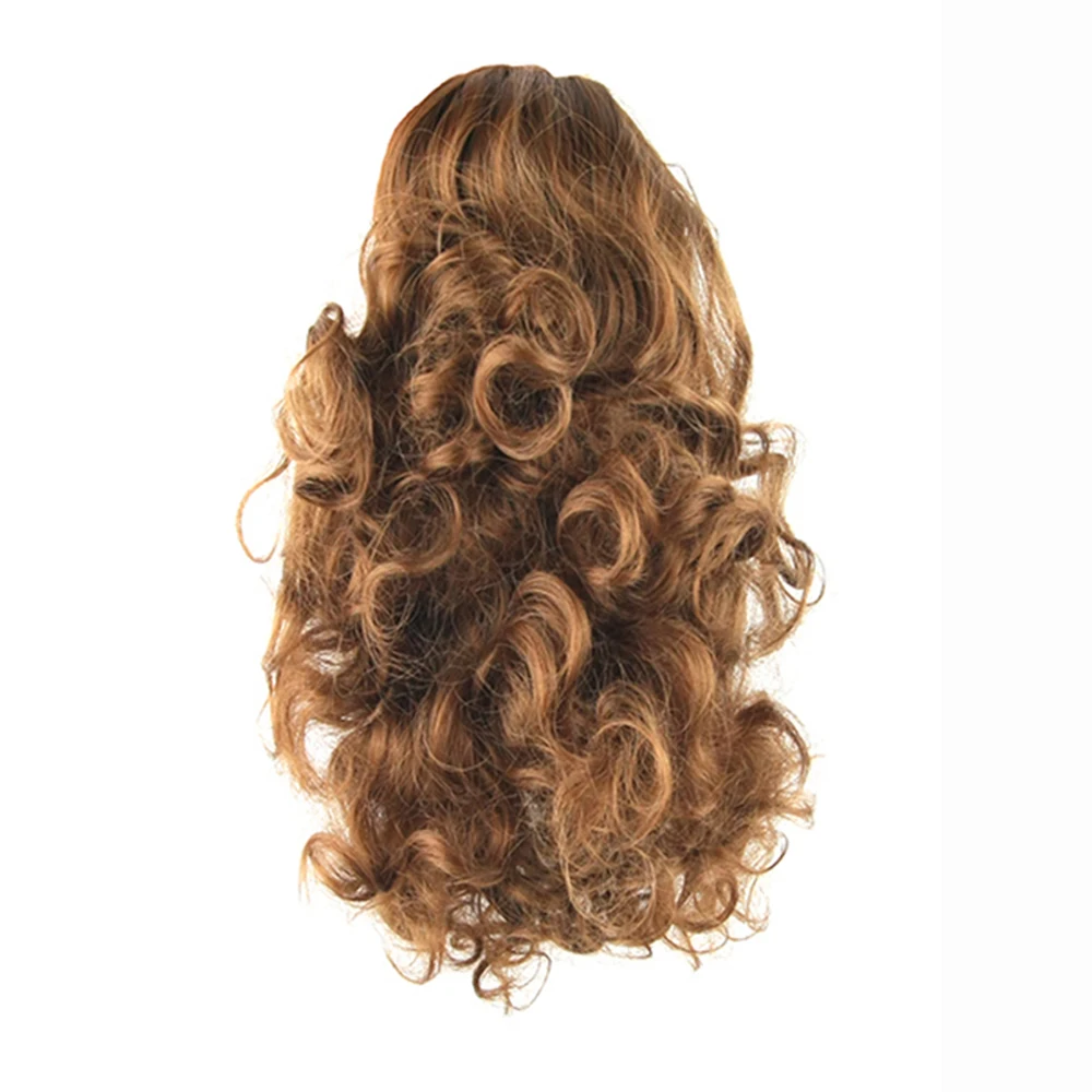

Soowee High Hairpiece Curly Ponytails Synthetic Hair Ponytail Hair Extensions Hair Bun Pony Tail