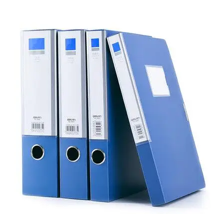 Коробка для файлов, коробка для хранения файлов, пластиковая большая коробка для хранения данных, офисные принадлежности
