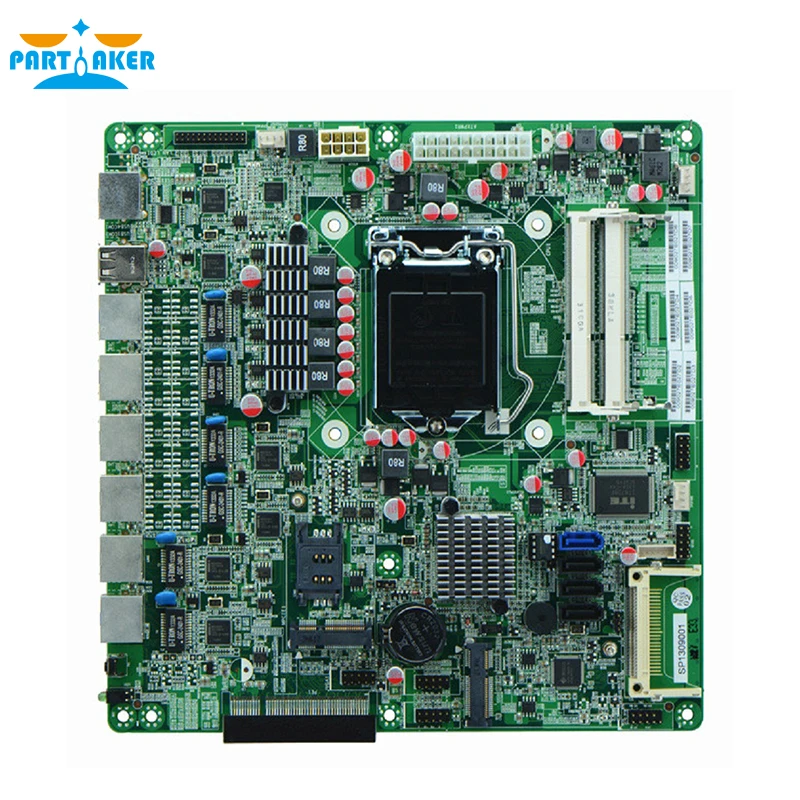 H67SL LGA1155 Socket Industriële Firewall Moederborden Met 6 Lan Voor Router/Firewall