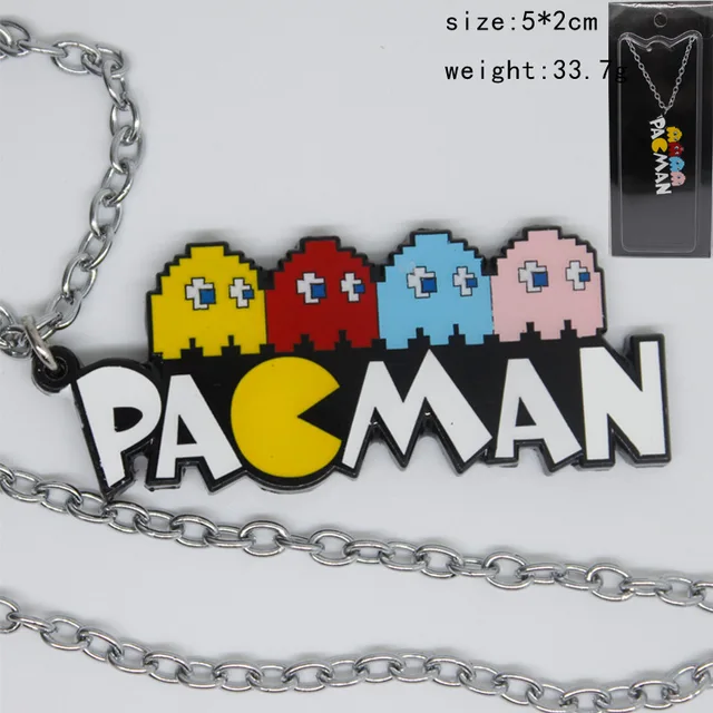 PacMan Key Chain Classic Retro PAC MAN keyring keychain cosplay