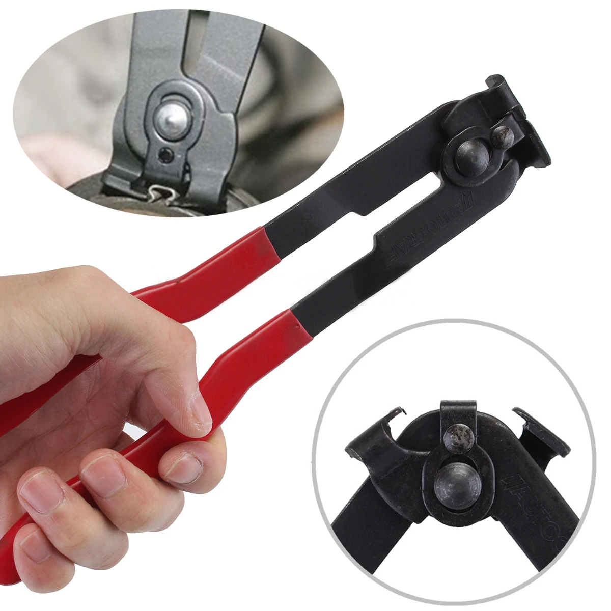 Strong Durable Mayitr Clamp Pliers Ear Type CV Joint Boot Plier Installer Tool For Waterpumps Fuel Coolant Hose Pipe 238*38mm
