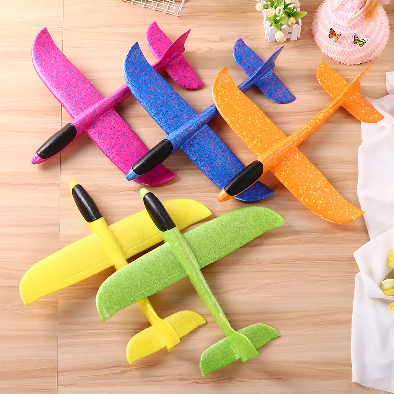 

Children Hand Throw Flying Glider Planes Foam Fillers Aircraft Aeroplane Model Toys For Kids Birthday Gift Outdoor Game