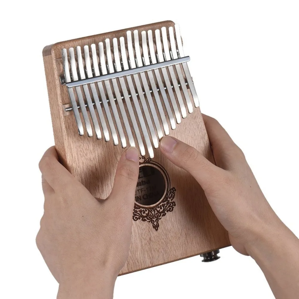 

Creative Kalimba 17 Keys Thumb Piano Pocket Size Beginners Friendly Supporting Bag and Keyboard Musical Instrument