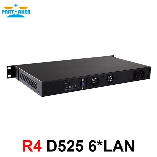Firewall Mikrotik Pfsense VPN Network Security Appliance Router PC Intel Atom D525 Dual Core 2GB Ram 32GB SSD 3