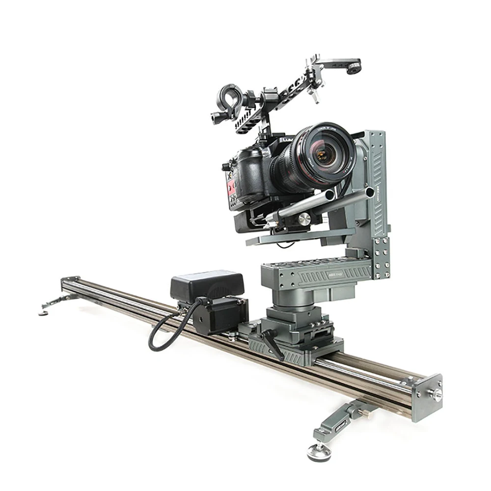 ASXMOV G3S CNC ползунок из алюминиевого сплава для фотосъемки и видеосъемки, слайдер для камеры с поворотной головкой и контроллером