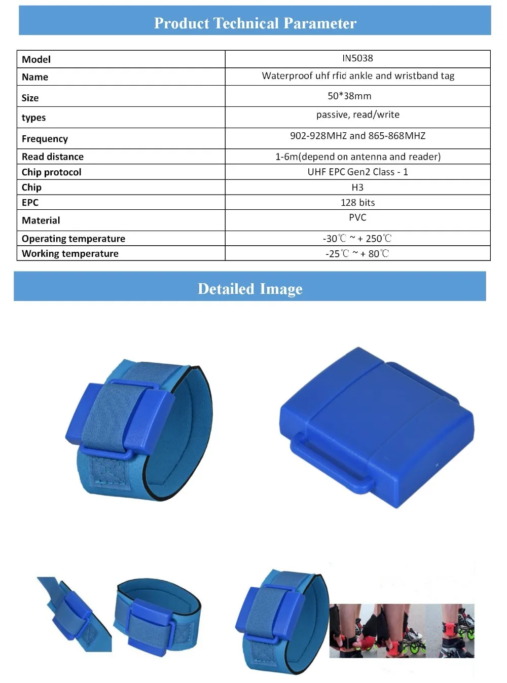 1-6 м длинный диапазон rfid Браслет Водонепроницаемый лодыжки/ноги uhf rfid тег для триатлона плавания марафон чип синхронизации решение