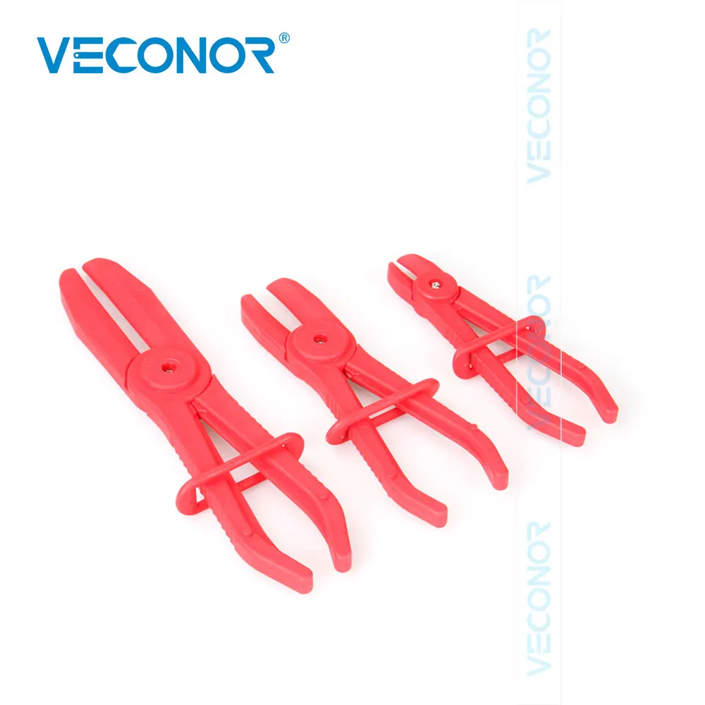 

3PCS Flexible Hose Clamps Kit Line Brake Fuel Water Line Clamp Pliers Line Pipe Pinch Off Plier Brake Fuel Water Line