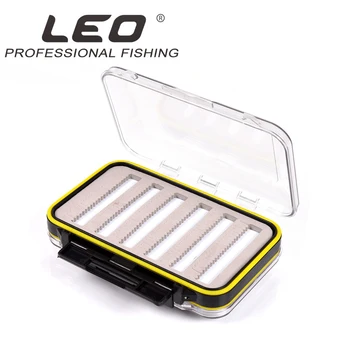 

Leo Transparent Double-sided Waterproof Fly Hooks Box 27776 Fishing Hook Accessories Box Fishing Gear Case Set Pesca