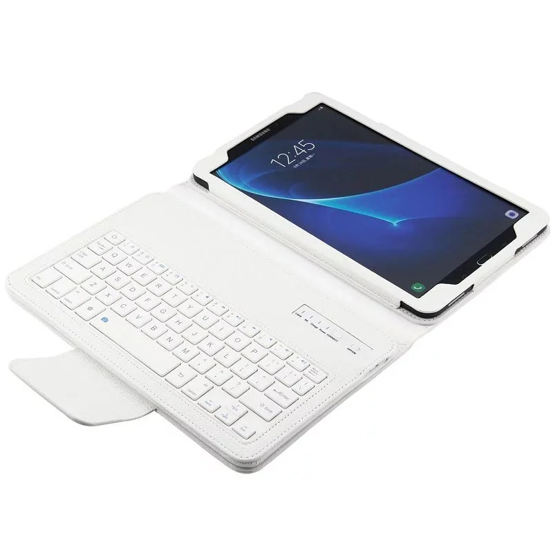 Для Samsung Galaxy Tab A 10 1 2016 T580 T585 T580N T585N Bluetooth клавиатура портфель Folio чехол из