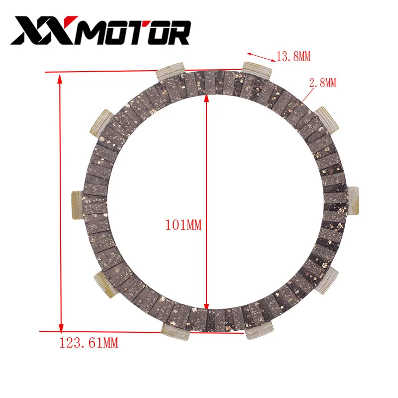 1 комплект 7 шт. фрикционные диски сцепления аксессуары для двигателя диски сцепления для Honda Steed400 VLX 400 Steed 600 CBR400 CBR400RR NC29