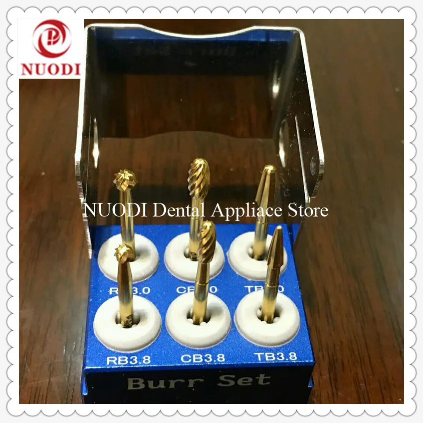 Корейские инструменты для имплантации зубов/Набор Мини алмазных насадок/круглые