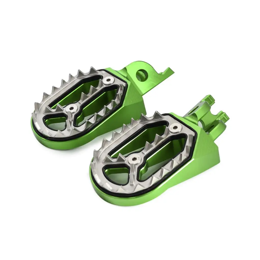 Мотоцикл с ЧПУ зеленый подножки для Kawasaki KX250F/KX450F 2007-2012 2013