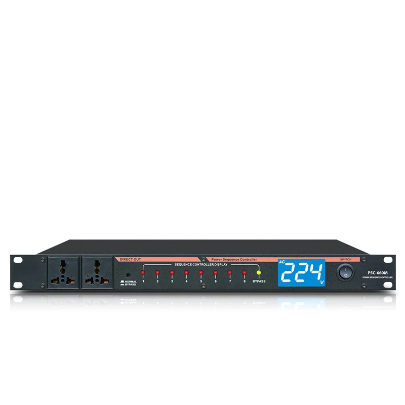 PSC660M power supply sequence automatic power strip effective protection switch to improve stability 10 socket current