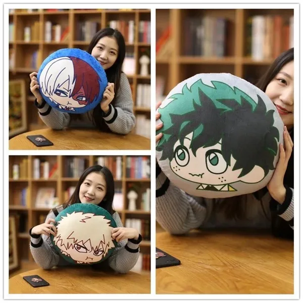 Anime My Hero Academia pillow Soft Stuffed Plush toys My Hero Pillows Plush Doll Toys For Children Christmas Pillow Gifts