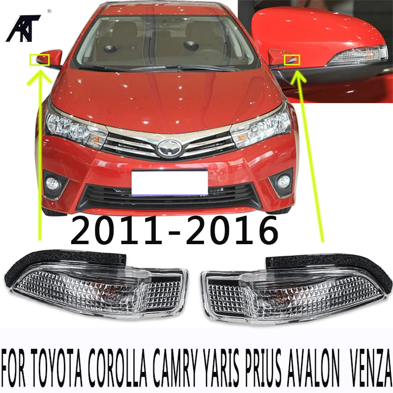 

Rearview Turn Signal Side Mirror Lamp For Toyota COROLLA CAMRY YARIS Prius C Avalon For Scion iM VENZA 81730-52100 81740-52050