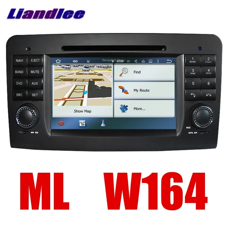 Cheap Liandlee Car Multimedia Player NAVI For Mercedes Benz M ML Class W164 2005~2012 Car Touch Screen Radio DVD Stereo GPS Navigation 4