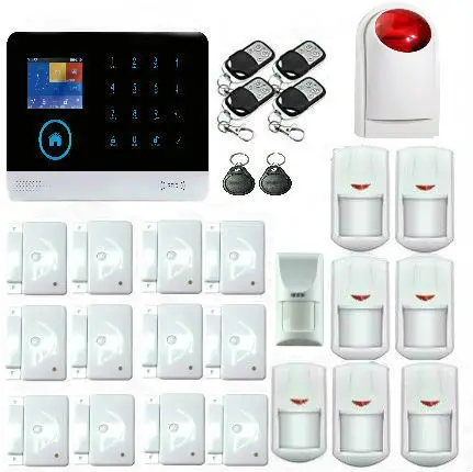YobangSecurity Wireless wifi GSM GPRS RFID Home Security Alarm System Smart Home Automation System Pet Friendly Immune Detector