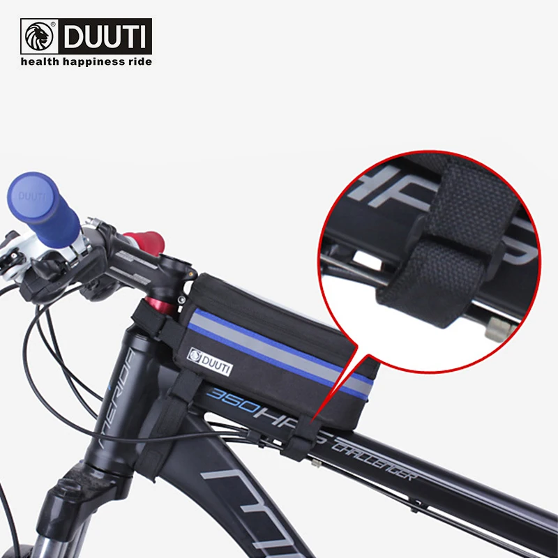 new Screen Bicycle Mobile phone Bags Cycling MTB Bike Frame Front Tube Storage Bag Waterproof bycicle accessories saddle bag