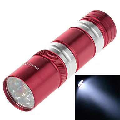 Small Sun ZY-8857 200lm 6000K 9-LED White Flashlight - Red (3 x AAA Battery) | Лампы и освещение