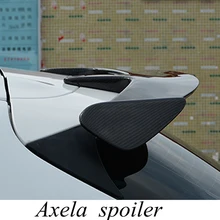 Для Mazda 3 Axela хэтчбек 2013- Задний спойлер крыла, задний спойлер для багажа из углеродного волокна винт крепления