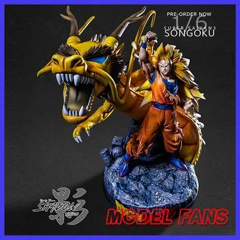 

MODEL FANS IN-STOCK shadow Dragon Ball Z super saiya 3 goku dragon fist gk resin statue figure toy for collection