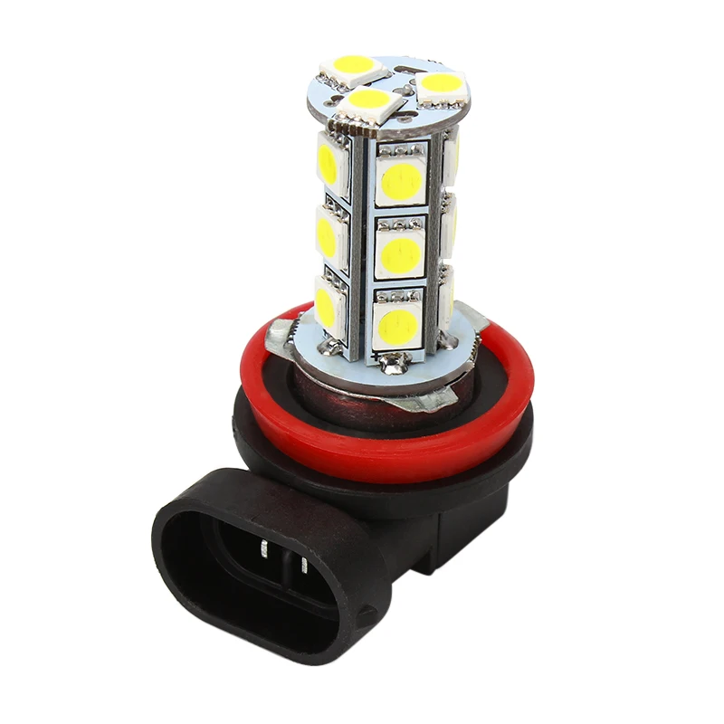 Buy Universal LED Car Fog Light 5050 18 SMD H11 H8 Bulbs Super Bright White Car