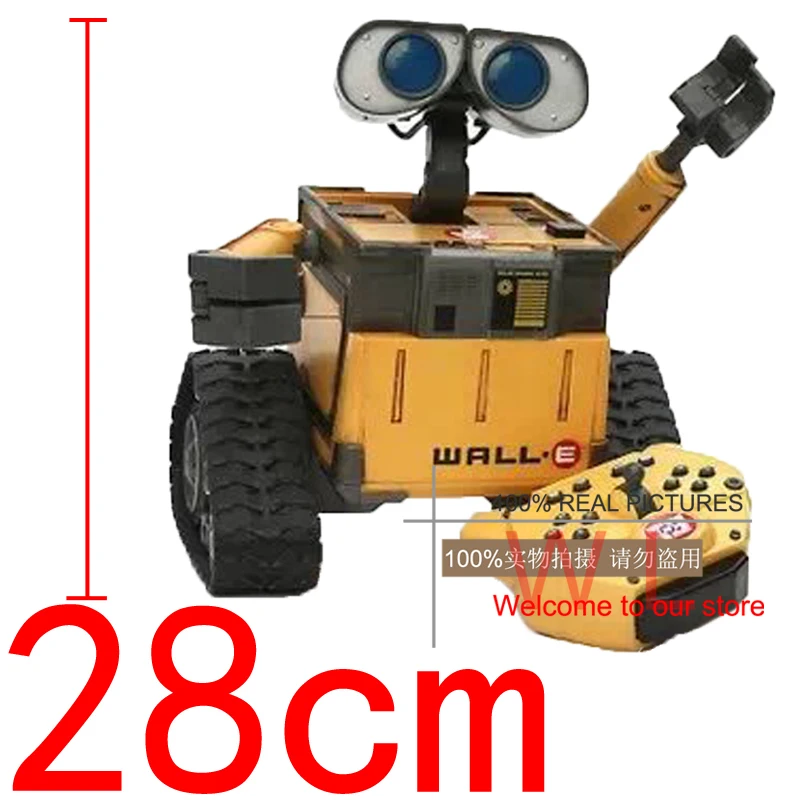 

RC 11"28CM Pixar U COMMAND WALL* E Remote Control Car Robot Humanoid Android Infrared Robot Toy Action Figure Model Doll In Box