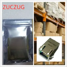 10 шт. HR961160C сетевой разъем интерфейса RJ45 со светодиодной лампы с свинцово кислотная батарея II и переменное напряжение SMT