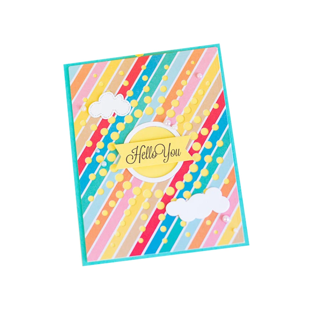 

Metal cutting dies Circles dots background of new 2019 arrival card paper embossing scrapbooking craft diy photo album