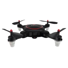 Flytec T16 4-Axis Optical PositionFoldable Selfie Pocket Drone APP Control WIFI FPV RC Helicopter One Key Return Black/White