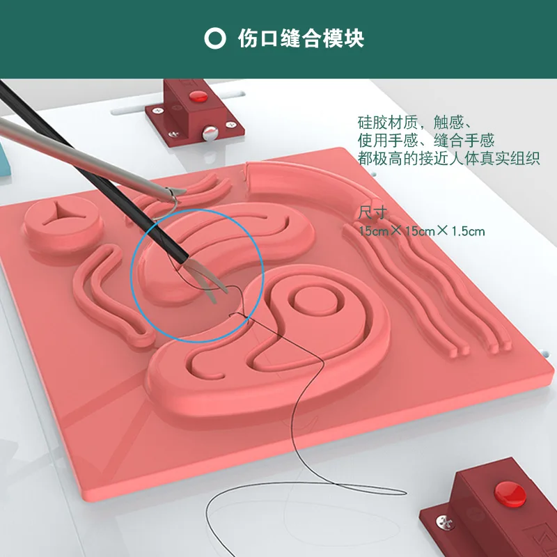 

Medical Student Laparoscopic Simulation Training Instruments needle holder forceps Separating scissors Educational Equipment