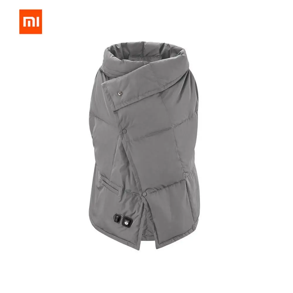 Xiaomi PMA B20 Графен многофункциональное нагревательное одеяло моющийся теплый жилет быстрая теплая шаль наколенник анти ожоги для женщин Офис - Цвет: Серый