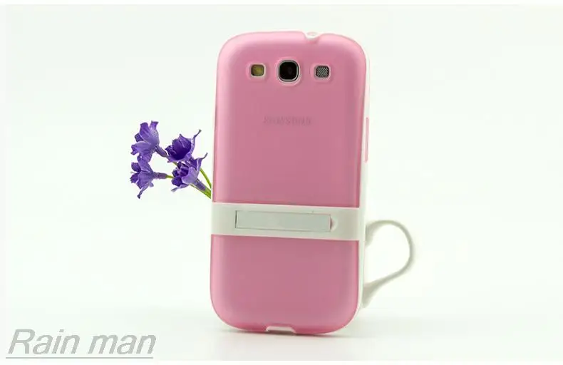 Ультратонкий PC Frame TPU Мягкий защитный силиконовый чехол для samsung Galaxy S3 i9300 матовый оттенок чехлы для телефонов samsung S3