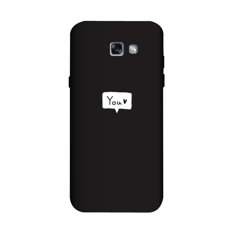 Мягкий силиконовый чехол QAQsam 5 7 дюйма для Samsung Galaxy A7 2017 Матовые чехлы телефонов с