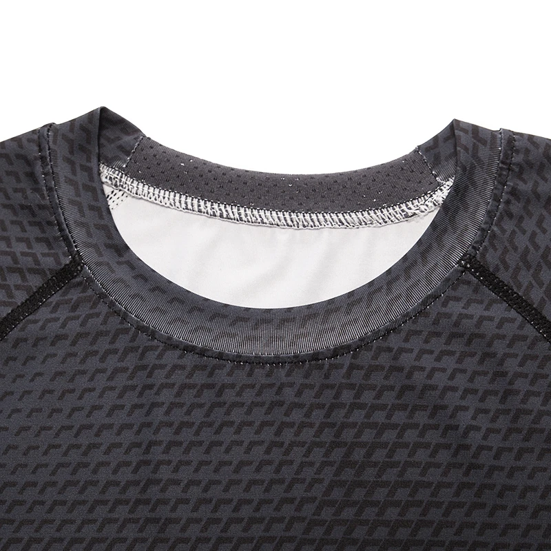 Новая быстросохнущая Мужская компрессионная рубашка для спортзала, фитнеса, боди, нижнее белье, майки, велосипедные колготки Demix для мужчин и женщин, Рашгард, для велоспорта