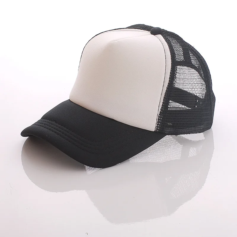 2017 Hot White Black Visors hat cap Men Women net cap Breathable