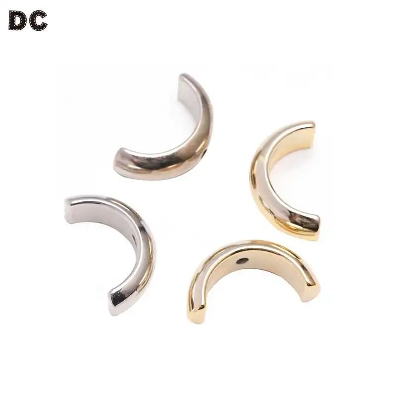 

CCB Plating Jewelry Accessories Pendants For Necklace Bracelets Earrings Moon Shape DIY Jewelry Accessories Diy Making Findings