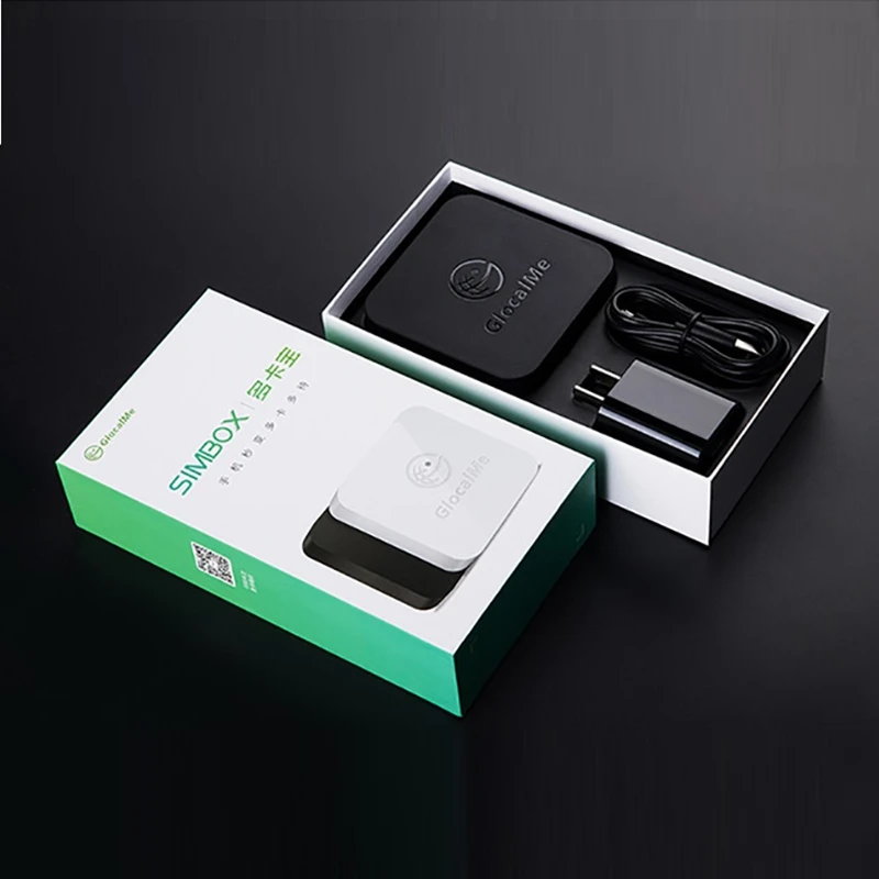 Glocalme Simbox мульти 4 SIM двойной режим ожидания 4G роуминг адаптер для iPhone Android не нужно
