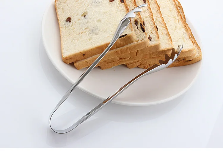

1PC Stainless Steel Spaghetti Bread Pasta Clip Clamp Cooking Tools Kitchen BBQ Tong Buffet Party Salad Catering Utensils KX 248
