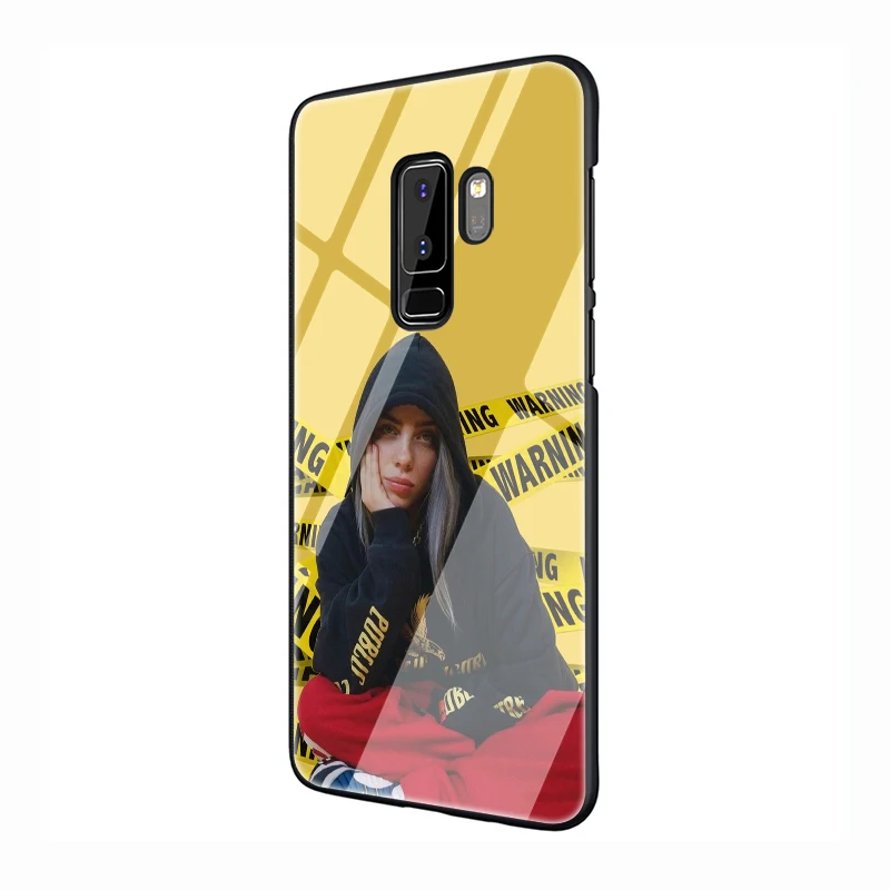 G8 Billie Eilish Халид прекрасный закаленное Стекло чехол для телефона для samsung Galaxy S7 край S8 S9 S10 Note 8, 9, 10, плюс A10 20 30 40 50 60 70 - Цвет: G8