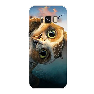 Soft Silicone TPU For Samsung Galaxy S8+ G9550 S8 plus Case Cover cartoon Painted Phone Back Protective Case S8plus G9550 shell - Цвет: A1