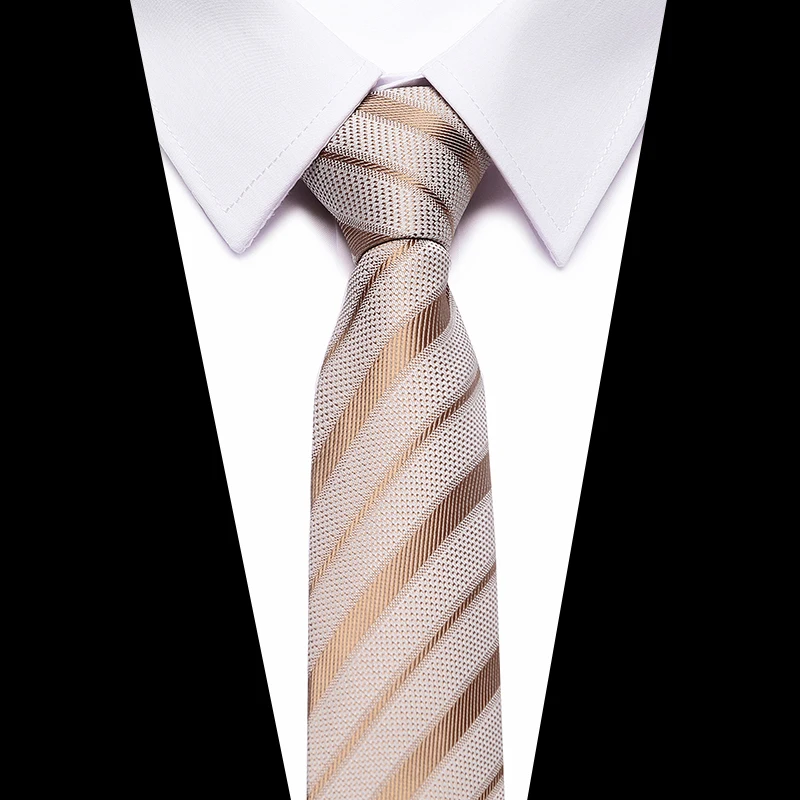 Mens Skinny Tie Print Polyester Necktie Gift for Groom Groomsmen